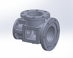 Suction Housing Cast Iron with Cleanouts