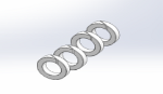Packing Set Teflon, 4 Rings Per Set