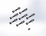 Bolt Kit for CP15, 22, 33 & 44Includes: Qty 8: Suction Housing  Bolts, Nuts & Lock Washers.  Qty 1: 1/8″ NPT Drain Plug