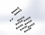 Bolt Kit for Packed CP15, 22, 33 & 44 Includes: Qty 8: Suction Housing  Bolts, Nuts & Lock Washers. Qty 2: Packing Gland Bolts & Washers.  Qty 1: 1/8″ NPT Drain Plug & 1/8″ NPT Non-Vented Grease Fitting includes: Qty 6: Suction Housing  Bolts, Nuts & Lock Washers.  Qty 1 1/8″ NPT Drain Plug