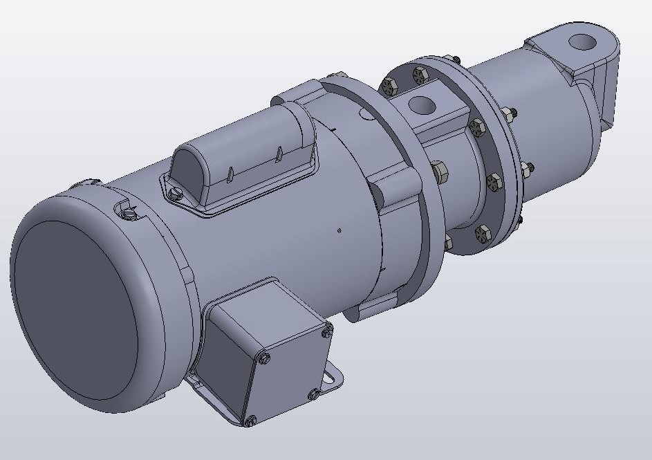 Vertical Cast Iron Hsg, Stainless Steel Internals, EPDM Elastomers, Mechanical Seal, Threaded Flex Joint and Connections, 1/2 HP Motor, Single Phase TEFC 34G405-5593