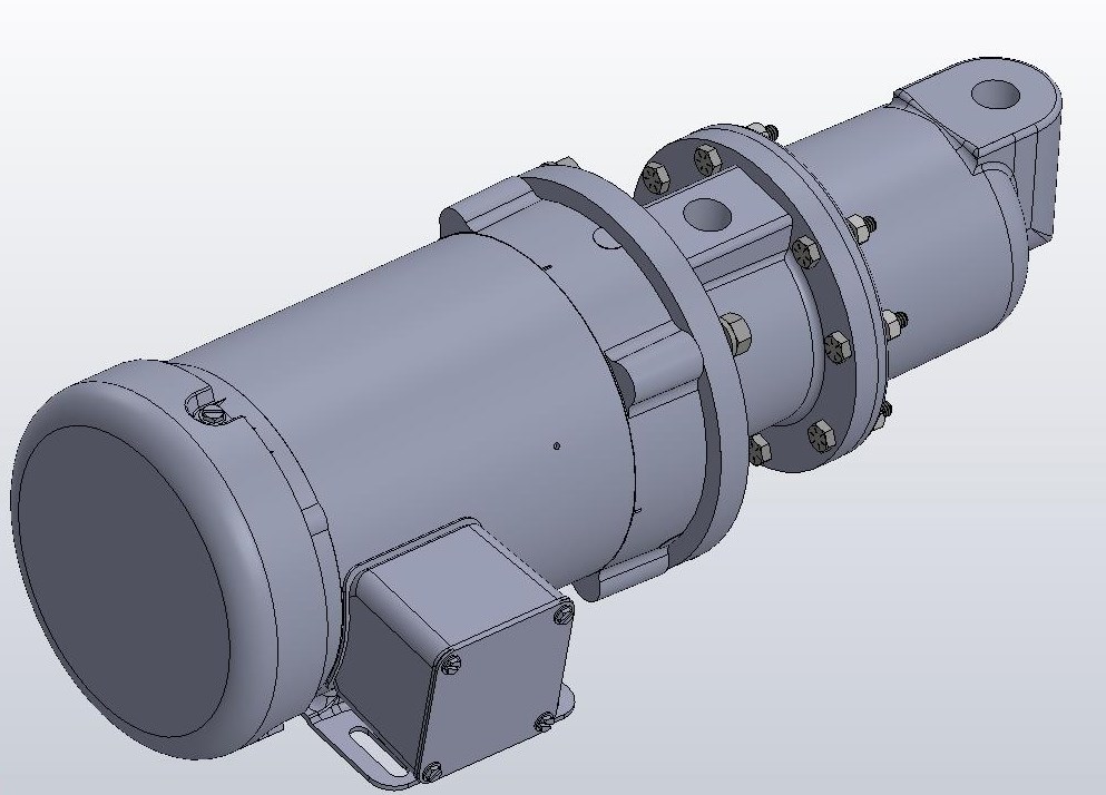 Vertical Cast Iron Hsg, Stainless Steel Internals, EPDM Elastomers, Mechanical Seal, Pinned Flex Joint and Connections, 1/2 HP Motor, 3 Phase TEFC 34G50-872