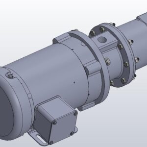 Vertical Cast Iron Hsg, Stainless Steel Internals, Buna Elastomers, Mechanical Seal, Pinned Flex Joint and Connections, 1/2 HP Motor, 3 Phase TEFC 34G50-872
