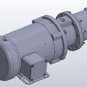 Vertical Cast Iron Hsg, Stainless Steel Internals, Buna Elastomers, Mechanical Seal, Pinned Flex Joint and Connections, 3/4 HP Motor, 3 Phase TEFC 34G50-883