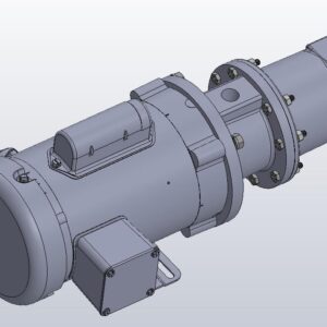 Vertical Cast Iron Hsg, Stainless Steel Internals, Buna Elastomers, Mechanical Seal, Threaded Flex Joint and Connections, 3/4 HP Motor, Single Phase TEFC 34G406-5850