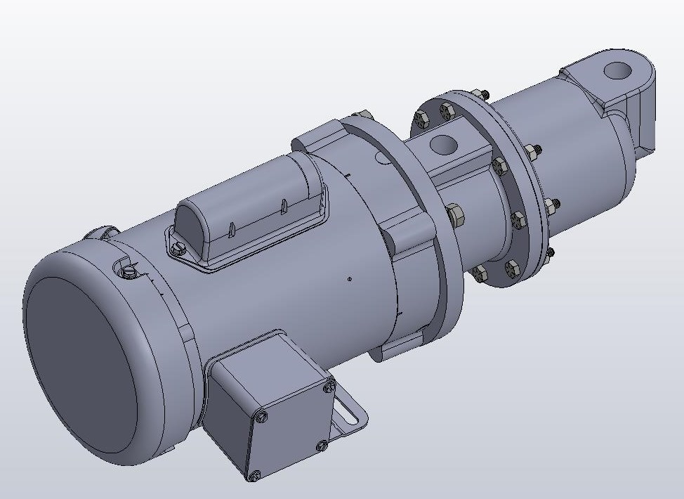 Vertical Stainless Steel Hsg, Stainless Steel Internals, Viton Elastomers, Mechanical Seal, Threaded Flex Joint and Connections, 3/4 HP Motor, Single Phase TEFC
