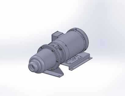 Cast Iron Hsg, Stainless Steel Internals, Viton Elastomers, Mechanical Seal, Pinned Flex Joint and Connections, 1 1/2 HP Motor, 3 Phase TEFC
