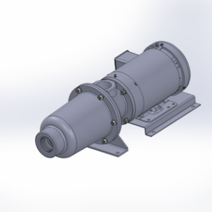 Cast Iron Hsg, Stainless Steel Internals, Buna Elastomers, Mechanical Seal, Pinned Flex Joint and Connections, 2 HP Motor, 3 Phase TEFC