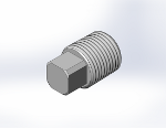1/8″ NPT Drain Plug, 316 Stainless Steel