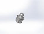 1/8” NPT Non Vented Grease Fitting