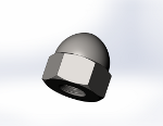 Drive Pin Acorn Nut Carbon Steel