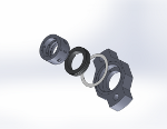 Component Seal Kit: Consists of Qty 1: Viton Component Seal 1.125′ Shaft, & Stainless Steel Gland