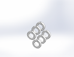 Packing Set Teflon, 6 Rings Per Set