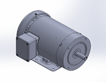 Motor- 1.5 HP, 1725 RPM, 3 PH, 60HZ, 56CZ, 3528M, TEFC, F, Stainless Steel Pinned Shaft
