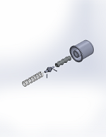CP Packed/Pinned/Buna Nitrite Rebuild Kit:  Consists of 1 Flex Joint, Rotor, Stator, Packing Set and 2 Roll Pins