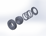 Mechanical Seal—Abrasive Resistant Sil/Sil/Viton
