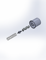 CP Packed/Threaded/Buna Nitrile Rebuild Kit:  Consists of 1 Flex Joint, Rotor, Stator, and Packing Set.