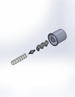CP Packed/Threaded/Buna Nitrite Rebuild Kit:  Consists of 1 Flex Joint, Rotor, Stator, and Packing Set.