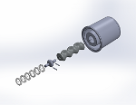 CP Packed/Pinned/Buna Nitrite Rebuild Kit:  Consists of 1 Flex Joint, Rotor, Stator, Packing Set and 2 Roll Pins