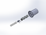 CP Packed/Pinned/Buna Nitrite Rebuild Kit:  Consists of 1 Flex Joint, Rotor, Stator, Packing Set and 2 Roll Pins