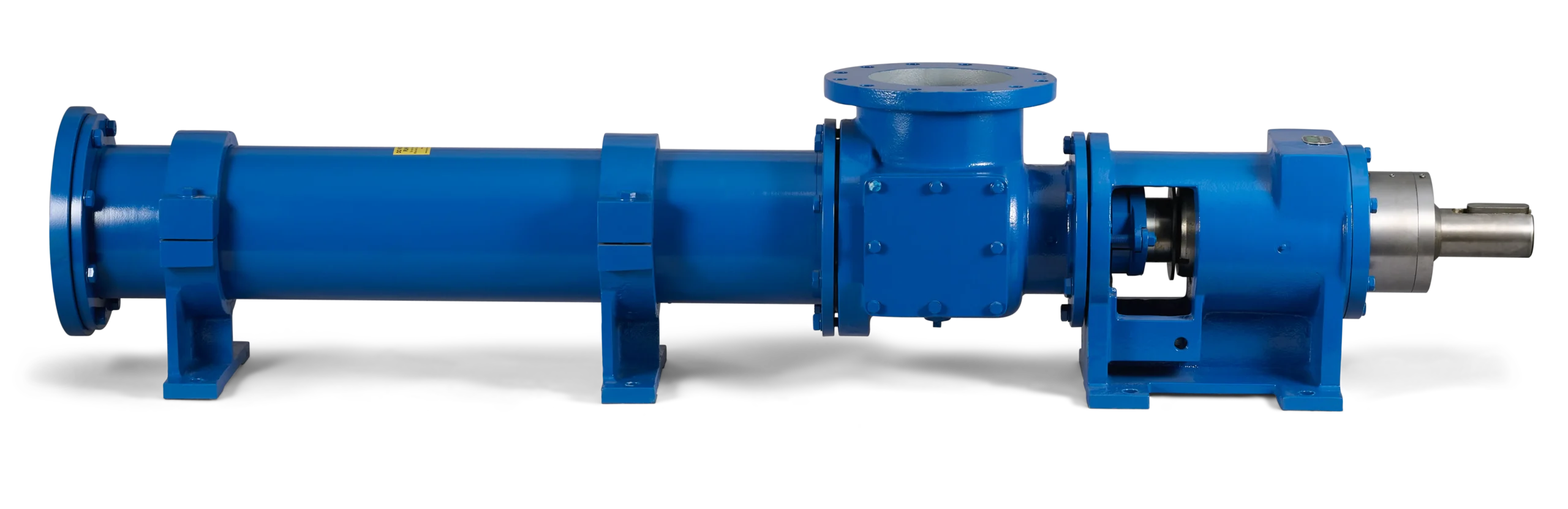 Cast Iron Hsg, Stainless Steel Internals, Chrome-Plated Stainless/Shaft, Natural Rubber Elastomers, Packed Seal with Gear Joint Connections.