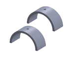 2 Piece Bearing Spacer, Carbon Steel, for E Drive