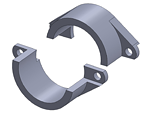 2 Piece Packing Gland Carbon Steel for K Drive