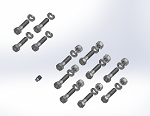 Bolt Kit for CPM & CPML 15-44 Includes: Qty 8: Suction Housing  Bolts, Nuts & Lock Washers.  Qty 4: C-Face Motor Bolts & Washers.  Qty 1: 1/8″ NPT Drain Plug