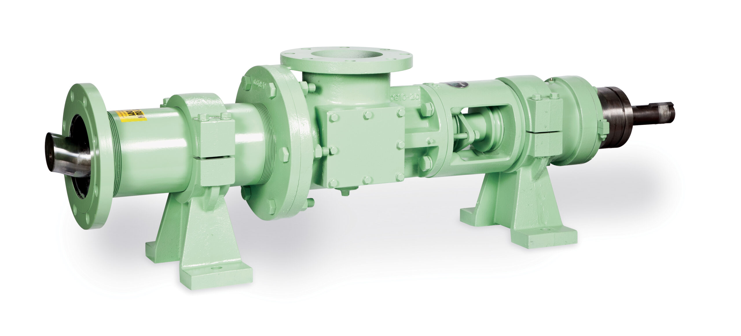 Cast Iron Hsg, Carbon Steel Internals, Chrome-Plated Alloy Steel Rotor, Natural Rubber Elastomers, Packed Seal with Crown Gear Joint Connections