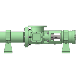 Cast Iron Hsg, Carbon Steel Internals, Chrome-Plated Alloy Steel Rotor, Buna Elastomers, Packed Seal with Crown Gear Joint Connections
