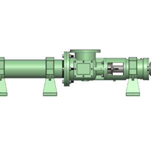 Cast Iron Hsg, Carbon Steel Internals, Chrome-Plated Alloy Steel Rotor, Buna Elastomers, Packed Seal with Crown Gear Joint Connections