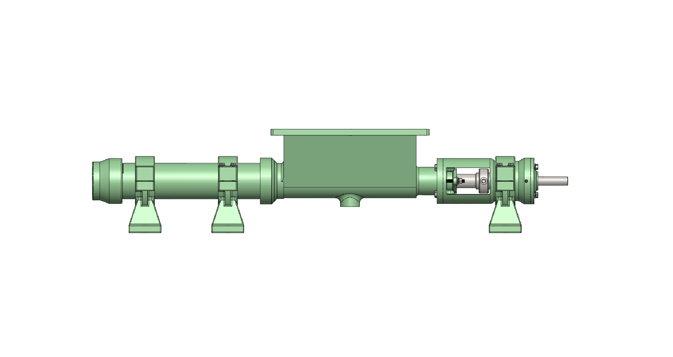 Cast Iron Hsg, Stainless Steel Internals, Chrome-Plated Stainless Steel Rotor, Buna Elastomers, Packed Seal with Pinned Connections