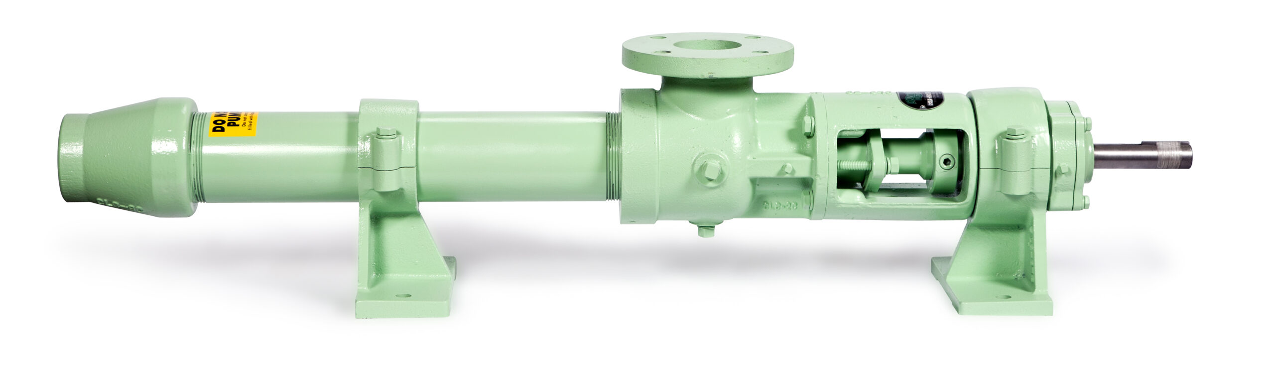 Cast Iron Hsg, Carbon Steel Internals, Chrome-Plated Alloy Steel Rotor, Natural Rubber Elastomers, Packed Seal with Pinned Connections