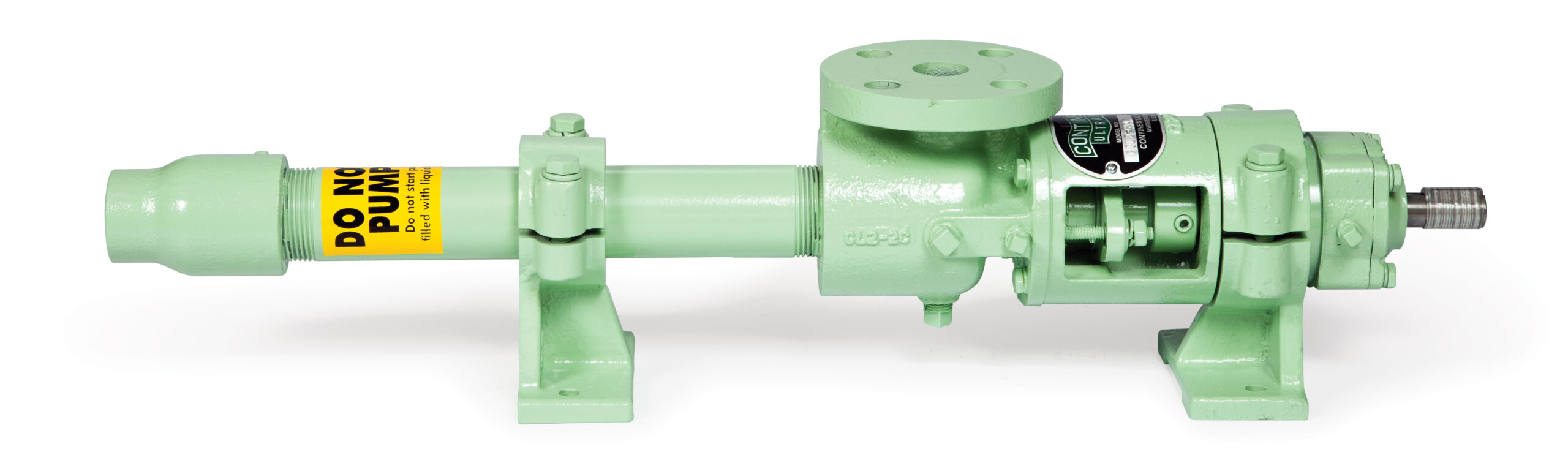 Cast Iron Hsg, Carbon Steel Internals, Chrome-Plated Alloy Steel Rotor, High Nitrile Elastomers, Packed Seal with Pinned Connections