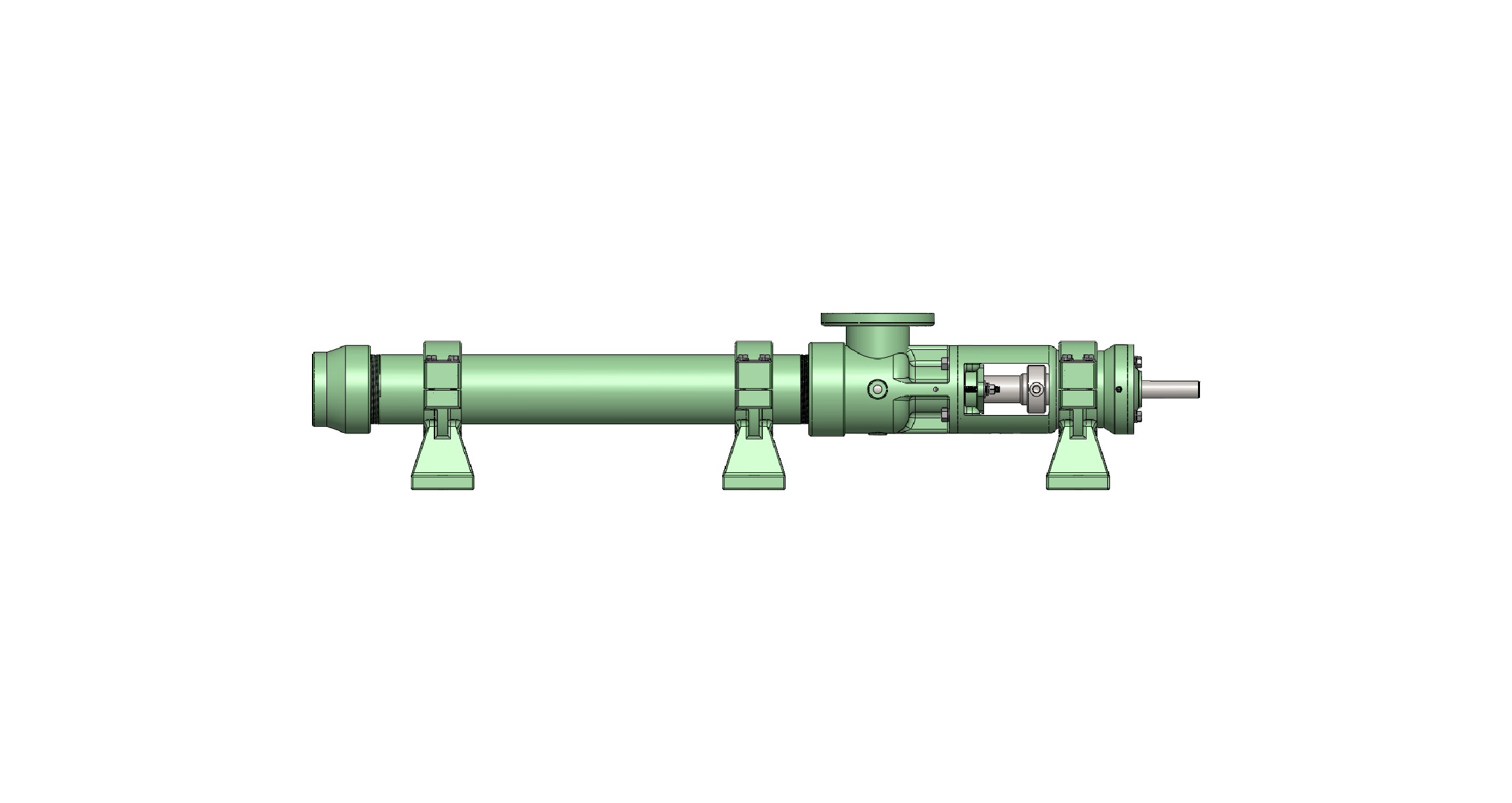Stainless Steel Hsg, Stainless Steel Internals, Chrome-Plated Stainless Steel Rotor, Natural Rubber Elastomers, Packed Seal with Pinned Connections