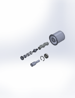 CPML Threaded/Buna Nitrile Rebuild Kit:  Consists of 1 Flex Joint, Rotor, Stator,  Abrasive Resistant Mechanical Seal, Bearing, Retaining Ring and Motor Coupling