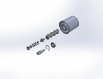 CPML Threaded/EPDM Rebuild Kit:  Consists of 1 Flex Joint, Rotor, Stator,  Abrasive Resistant Mechanical Seal, Bearing, Retaining Ring and Motor Coupling For Frame Size 145