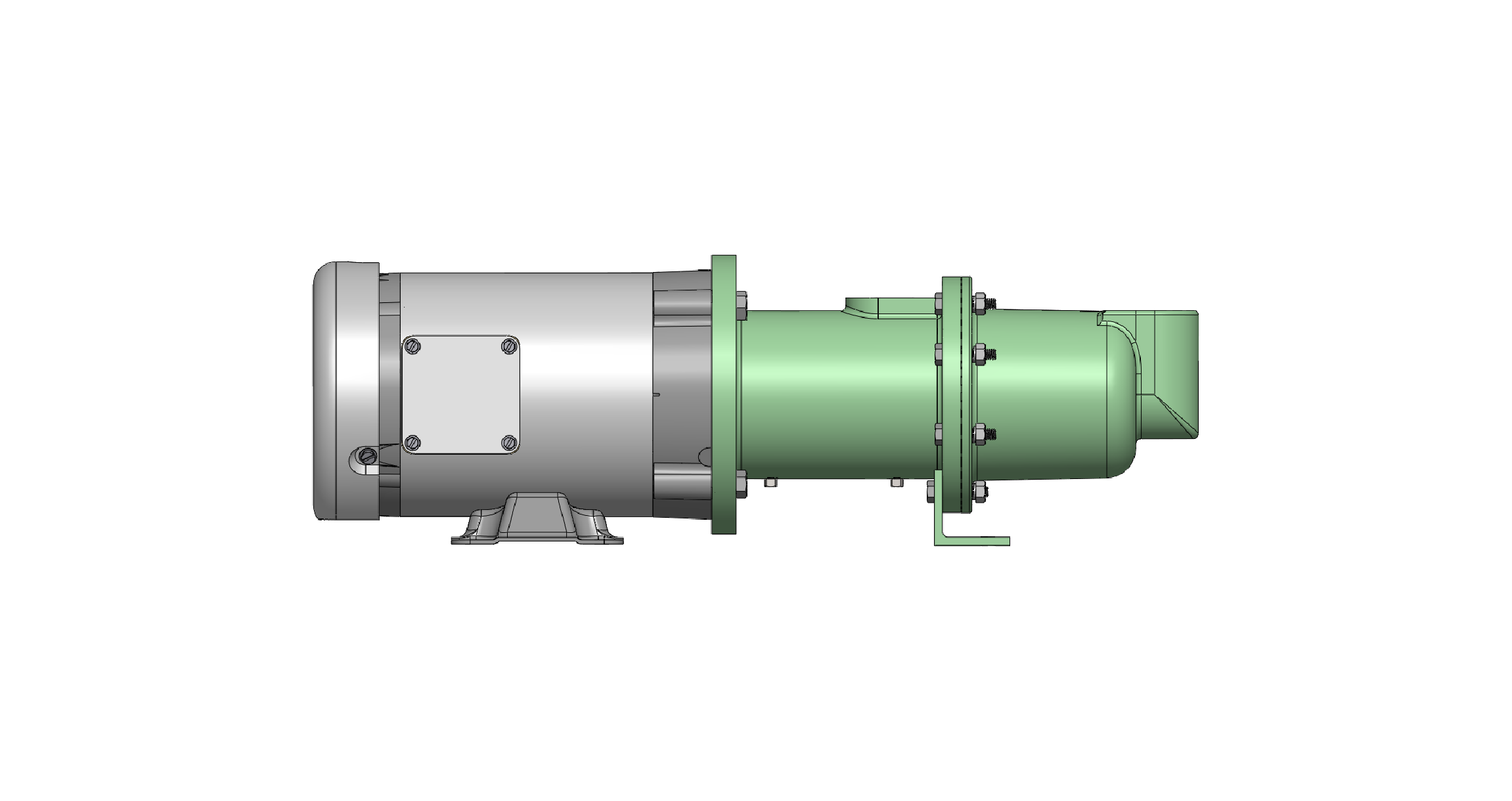 Vertical Stainless Steel Hsg, Stainless Steel Internals, Viton Elastomers, Mechanical Seal, Threaded Flex Joint and Connections with Single or 3 Phase Motor of your choice