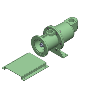 Vertical Cast Iron Hsg, Stainless Steel Internals, Buna Elastomers, Mechanical Seal, Pinned Flex Joint, Bolts and Lockwashers, No Motor