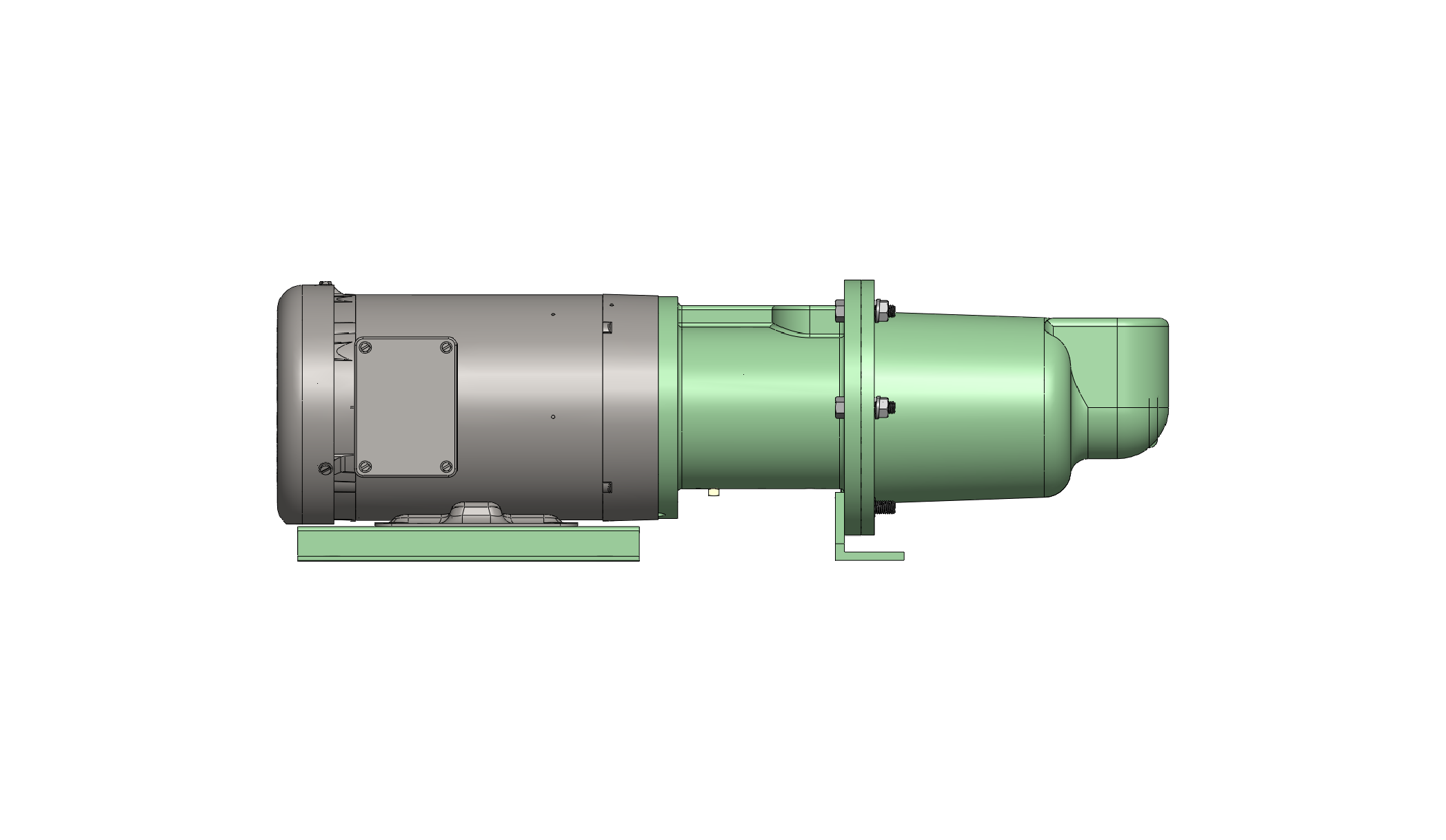 Vertical Cast Iron Hsg, Stainless Steel Internals, Buna Elastomers, Mechanical Seal, Pinned Flex Joint and Connections with Single or 3 Phase Motor of your choice