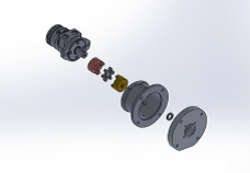 Hydraulic Motor Kit Includes: 40/60 Hydraulic Motor M056352A, Cl2-35A, CL2-62, L-090-1”, L-090-5/8”, L-090 Spider