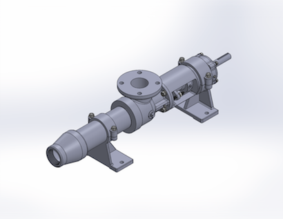 Stainless Steel Hsg, Stainless Steel Internals, Chrome-Plated Stainless Steel Rotor, Viton Elastomers, Packed Seal with Pinned Connections