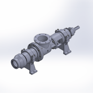 Cast Iron Hsg, Carbon Steel Internals, Chrome-Plated Alloy Steel Rotor, High Nitrile Elastomers, Packed Seal with Pinned Connections